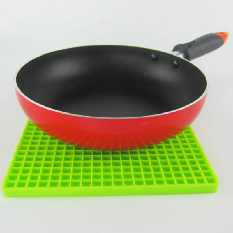 ซิลิโคน Tatakan Panci,เสื่อ Trivet,ที่เปิดขวด,ช้อน Rest Non Slip,ยืดหยุ่น,ทนทาน,แผ่นทนความร้อนหนา