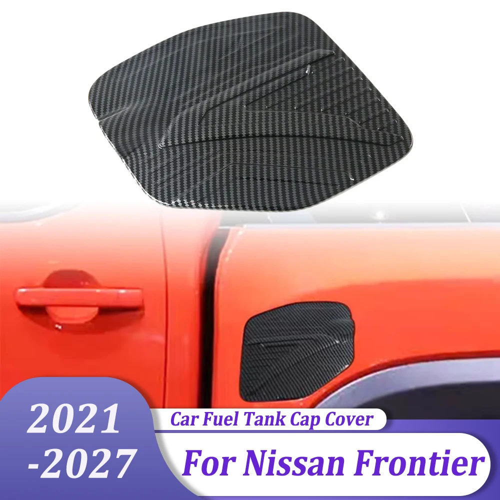 Gas Fuel Door Cover Trim Cap Gas Cap Cover Trim Car Exterior Accessories For Nissan Frontier 2021 2022 2023 2024 2025 2026 2027