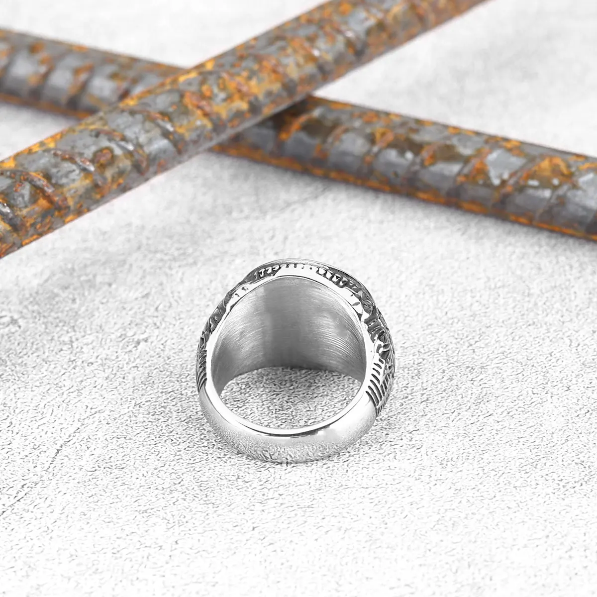 Vintage Tree of Life New Personalized Viking Ring Stainless Steel Men's Fashion and Creative Girls Party Jewelry Gifts Wholesale