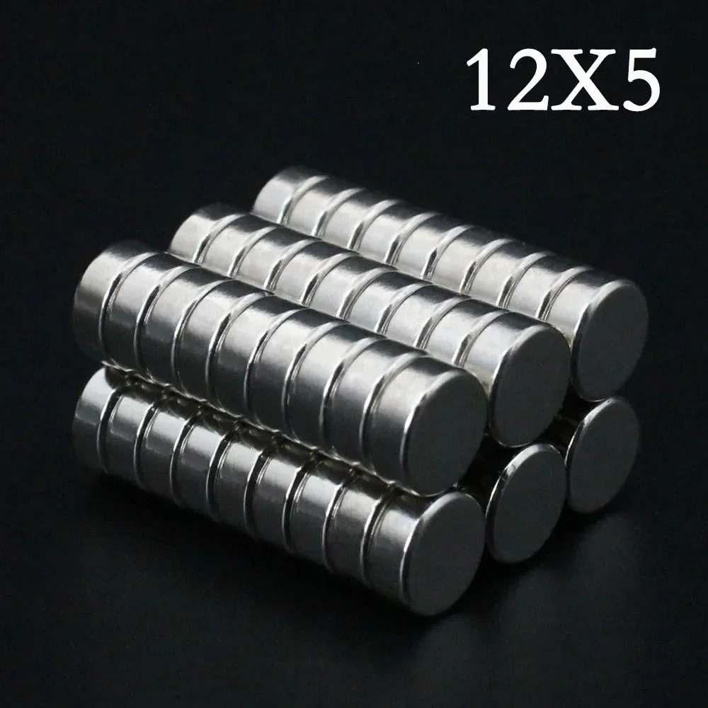 2/3/5/8/10 Pcs 12x5 Neodymium Magnet 12mm x 5mm N35 NdFeB Round Super Powerful Strong Permanent Magnetic imanes Disc