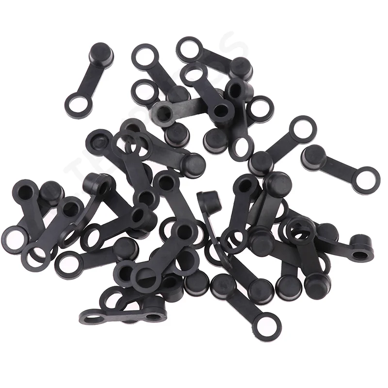 New10pcs Car Brake Pump Dust Cap Oil Drain Screw Cap Brake Caliper Screw Cover