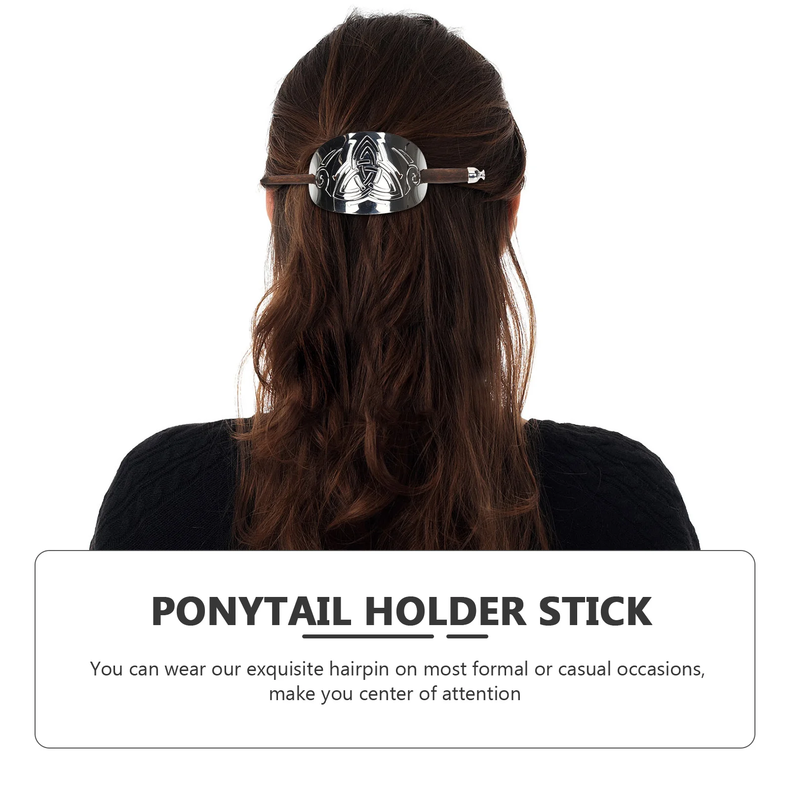 

Vintage Stick Clip Metal Slide Pin Women Teens Girls Hair Bun Holder Styling Accessory Perfect For Wedding Cosplay Formal