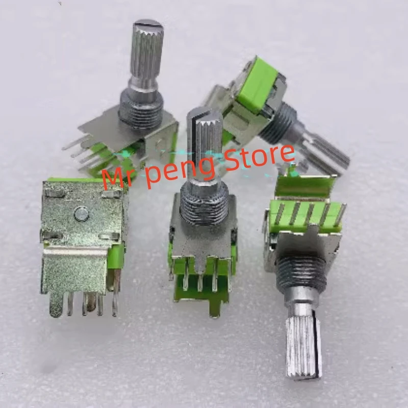 

5pcs for LJV Rotary band switch single row 5-pin 4-speed shaft length 20mm potentiometer electric fan gear adjustment