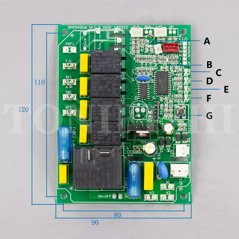 Water-type Ice Maker Computer Board Control Board Dongbei Aixue Snow-resistant Ice Machine Motherboard Universal Modification