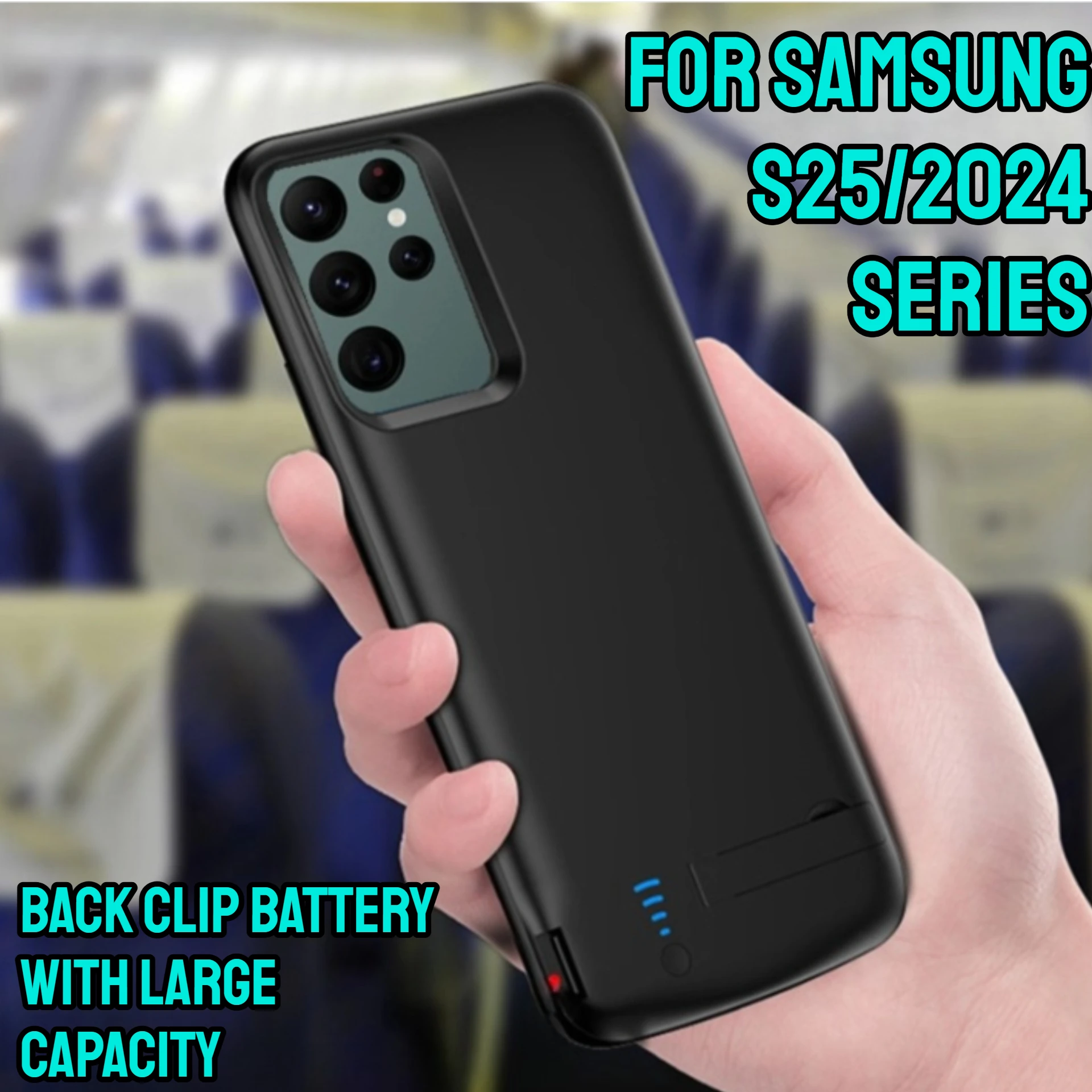 

S25 S24Портативное зарядное устройство 10000 мАч 25 Вт PD PPS Быстрый внешний аккумулятор для Samsung Galaxy Series Компактный внешний аккумулятор с задним зажимом