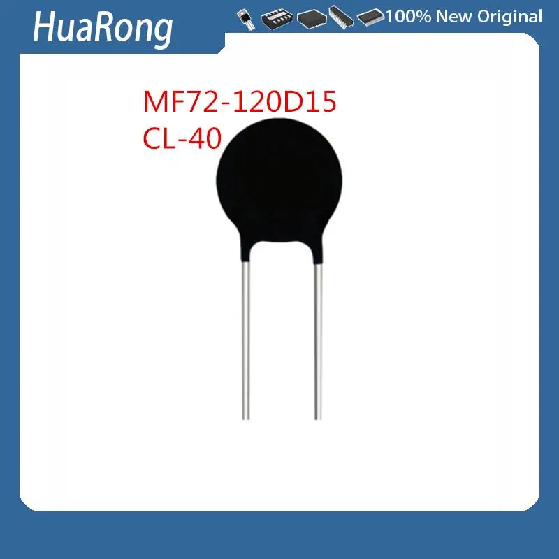 10PCS/LOT     MF72-120D15    MF72-120D-15   120D-15   R=120R  d=15mm      STM CL-40    CL40    6A 5ohm 5R