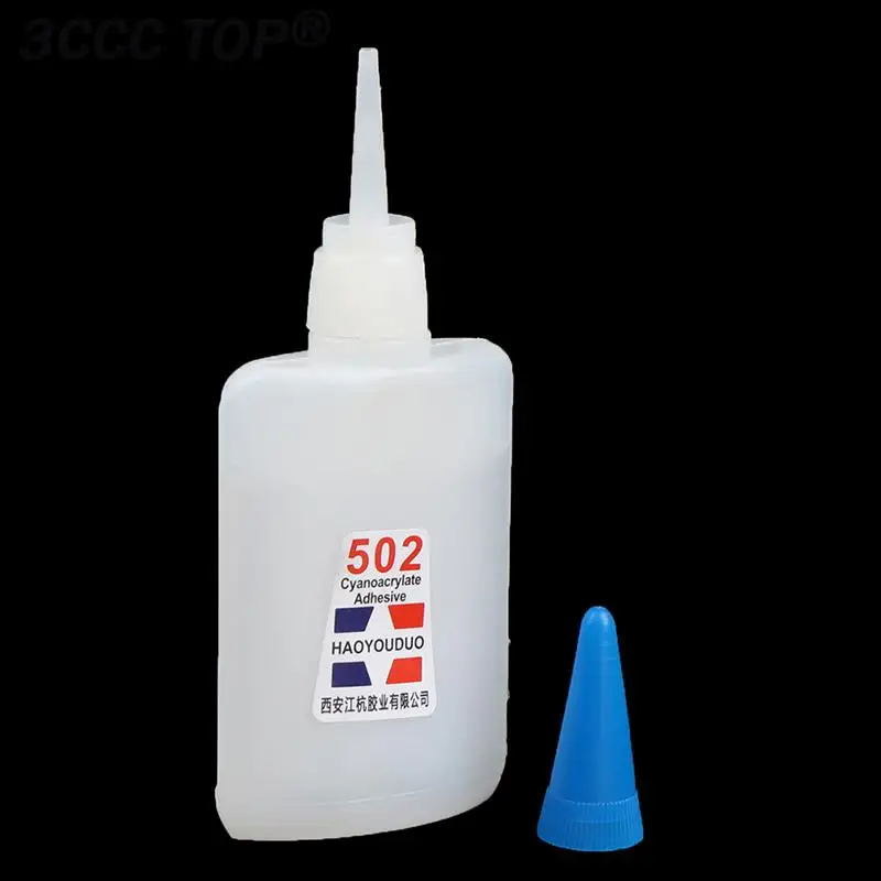 40ml Quick-drying Super Glue 502 Instant Strong Adhesive for Paper Wood Plastic Ceramics Hardware Fast Repairing Liquid Glue