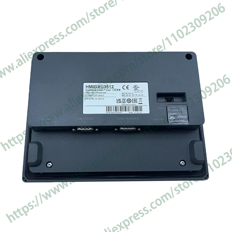 Novo original plc controlador hmigxu3512 touch screen entrega imediata