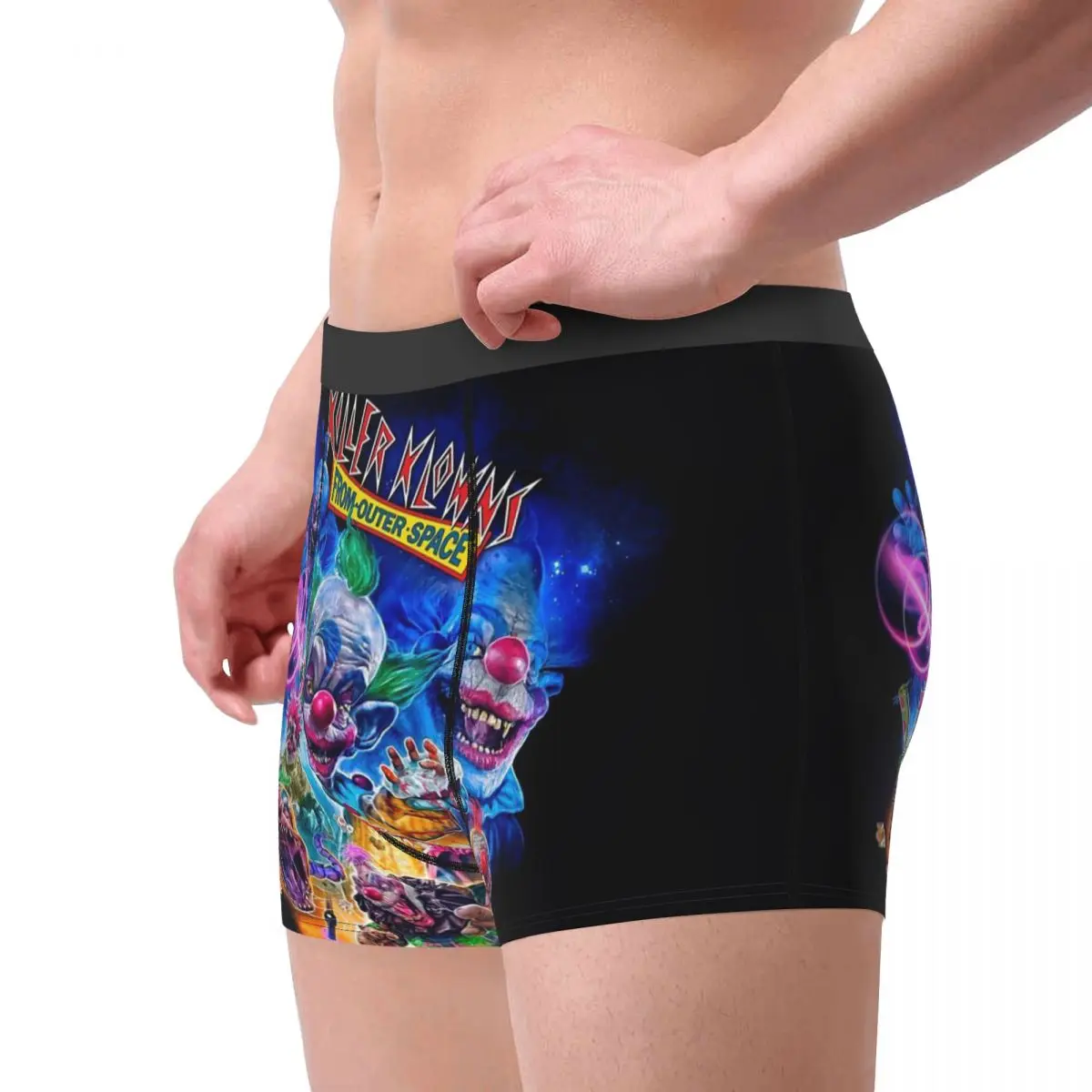 Killer Klowns From Outer Space Horror Film Man's Printed Boxer Briefs Underpants Highly Breathable Top Quality Birthday Gifts image 4