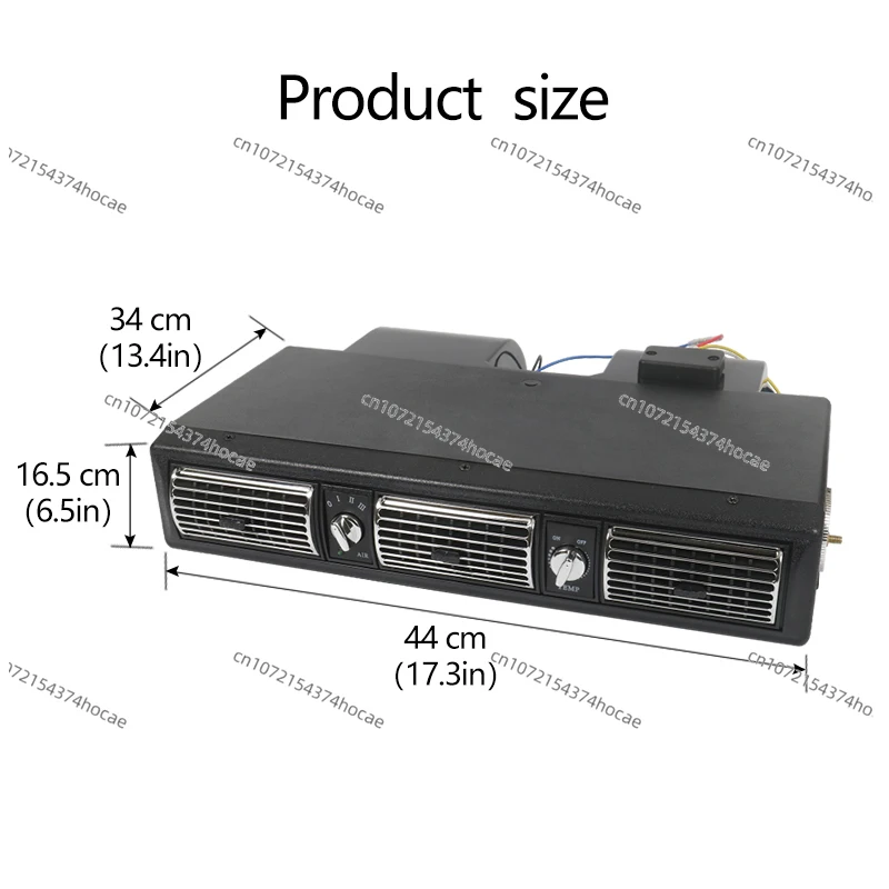 407 Automotive Air Conditioning Evaporator Kit 12V Cooling and Water Heating for Trucks, Tractors, Excavators, RVs, Campers