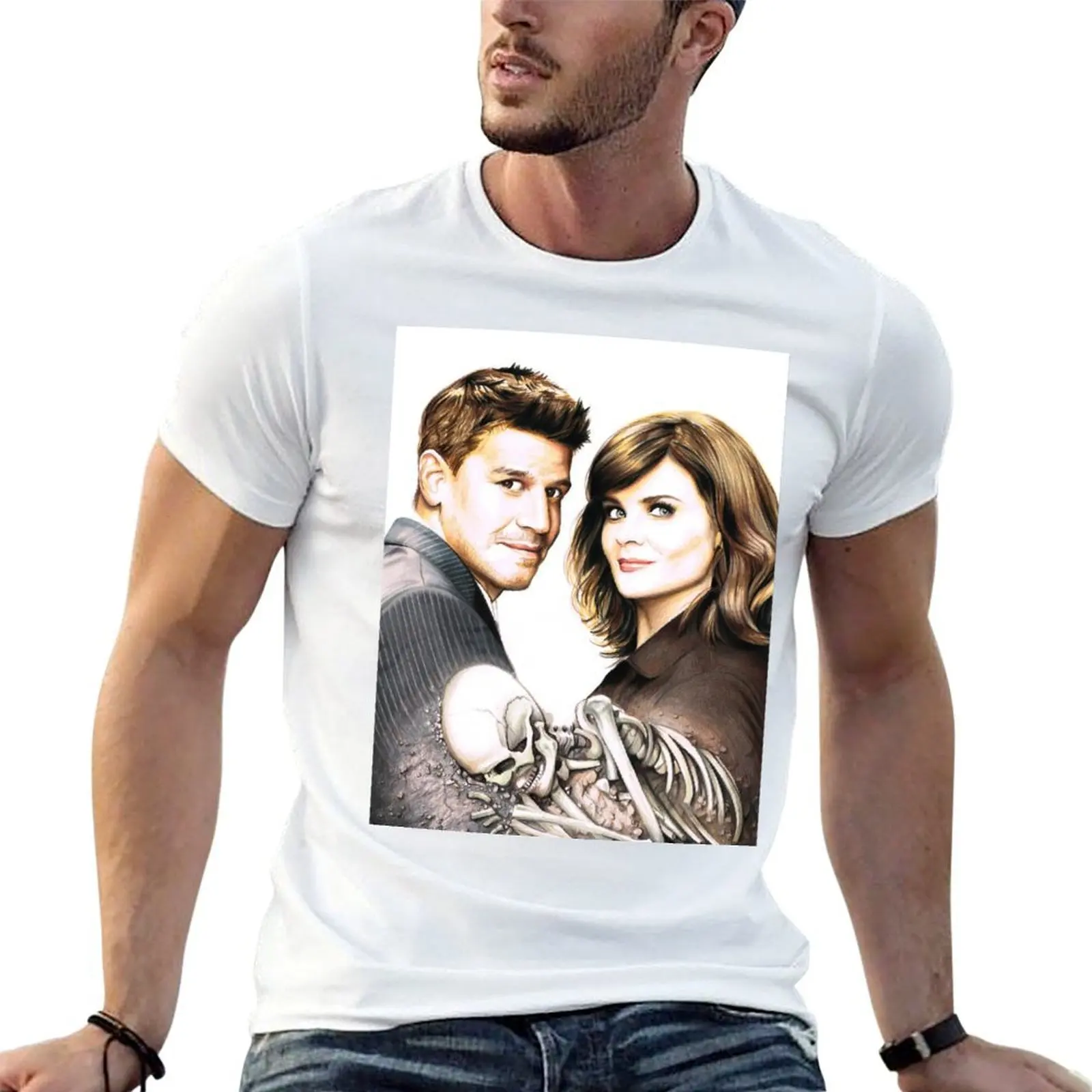 Bones and Booth T-Shirt sweat topping mens t shirts