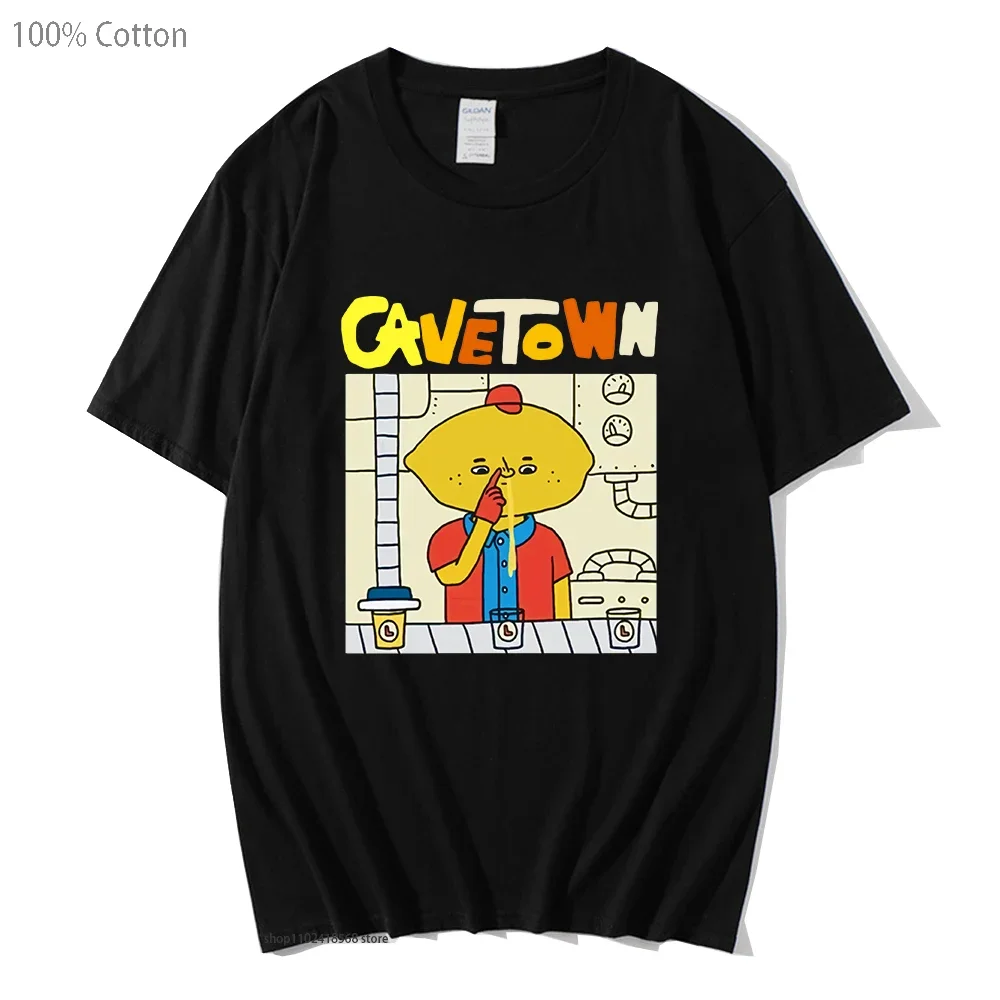 Cavetown Lemon Boy T-Shirts England Music Cartoon Graphic Tshirts Hot Song Kawaii Clothes for Mens 100% Cotton Soft Unisex Tees