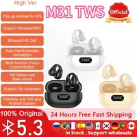 New Air M 31 TWS Wireless Earphone Bluetooth Headphones HD Call Waterproof Sports For Lenovo Headsets With Dual Mic Original