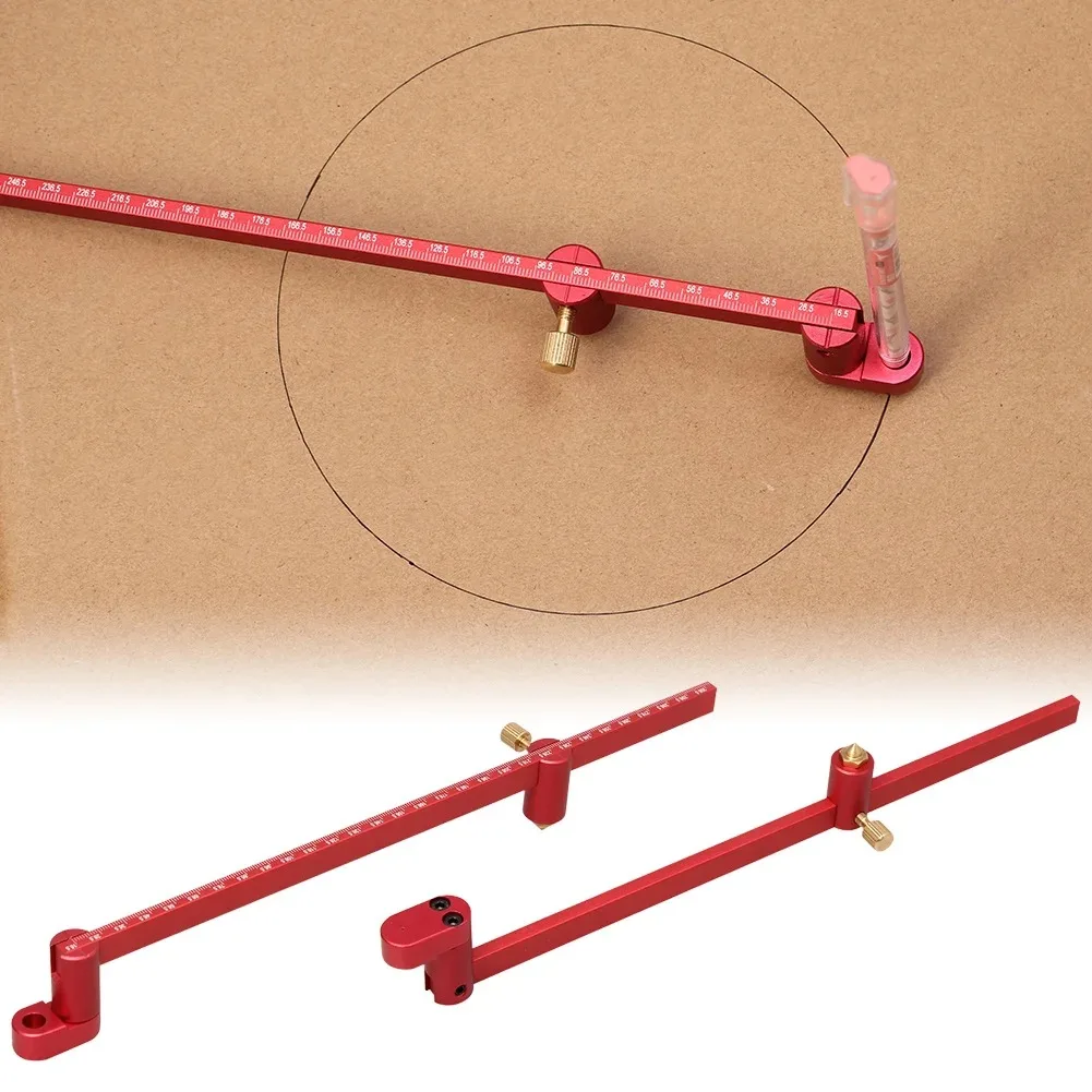 

300mm Woodworking scribing Gauge Center Finder ruler scribing Circle ruler Woodworking Compass for Woodturners Bowls Lathe Work