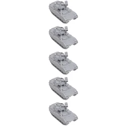 5PCS M3A1 Tracked Armored Fighting Vehicle Model 1/144 Scale Medium Infantry Battle Vehicles DIY Assembly Parts for Collection