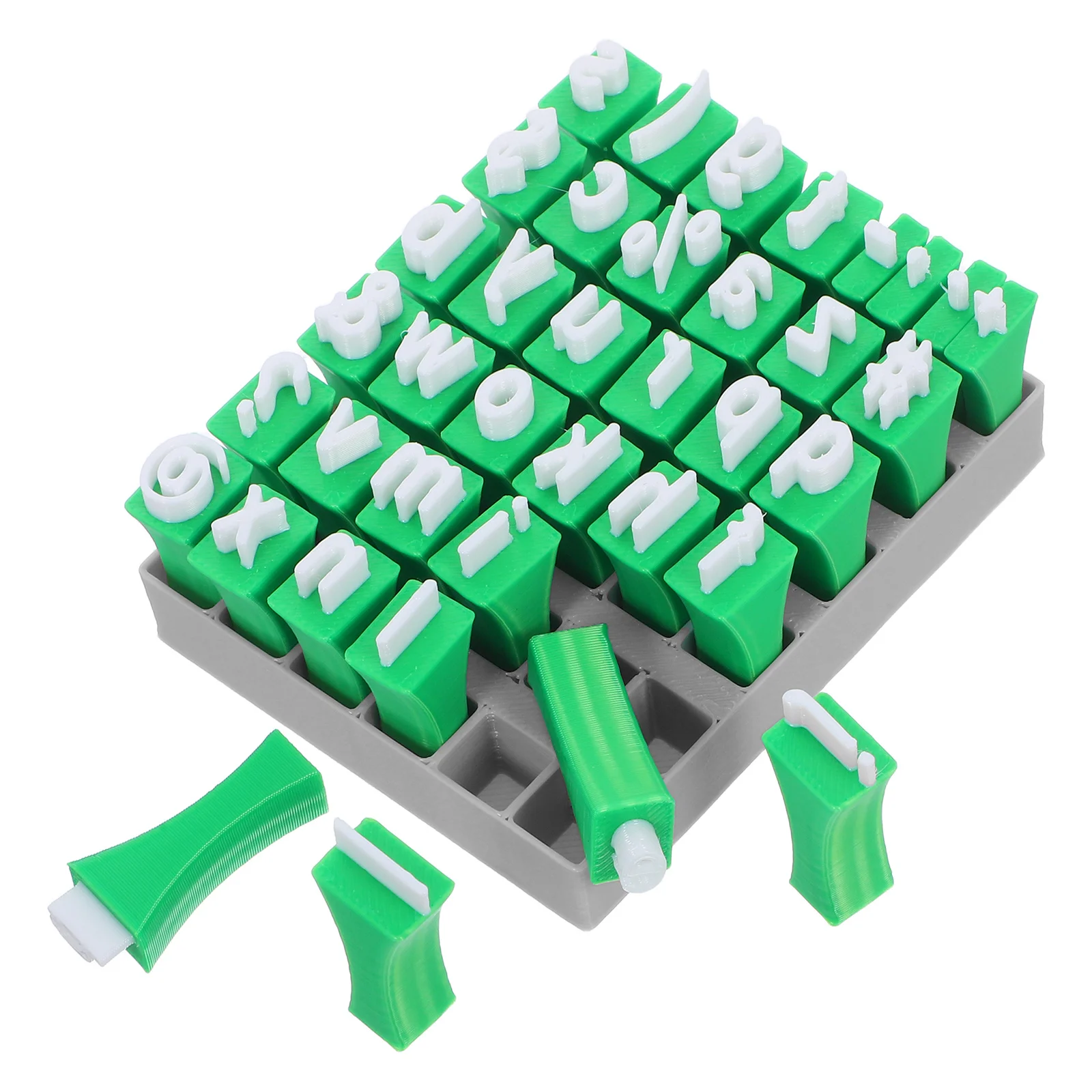 1 مجموعة الأبجدية الطين ختم 26 قطعة Lowercase رسالة رموز Stamps بوليمر كلاي Crafts بها بنفسك الحرف أدوات الفخار الاطفال التعلم الإبداعي #4