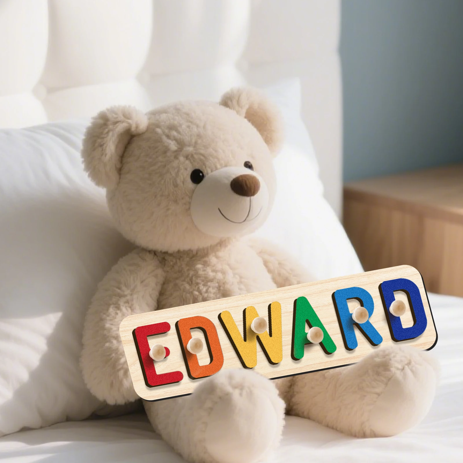 Personalized Kids' Name Puzzle, Birthday Gifts, Early Education Toys for Boys and Girls.