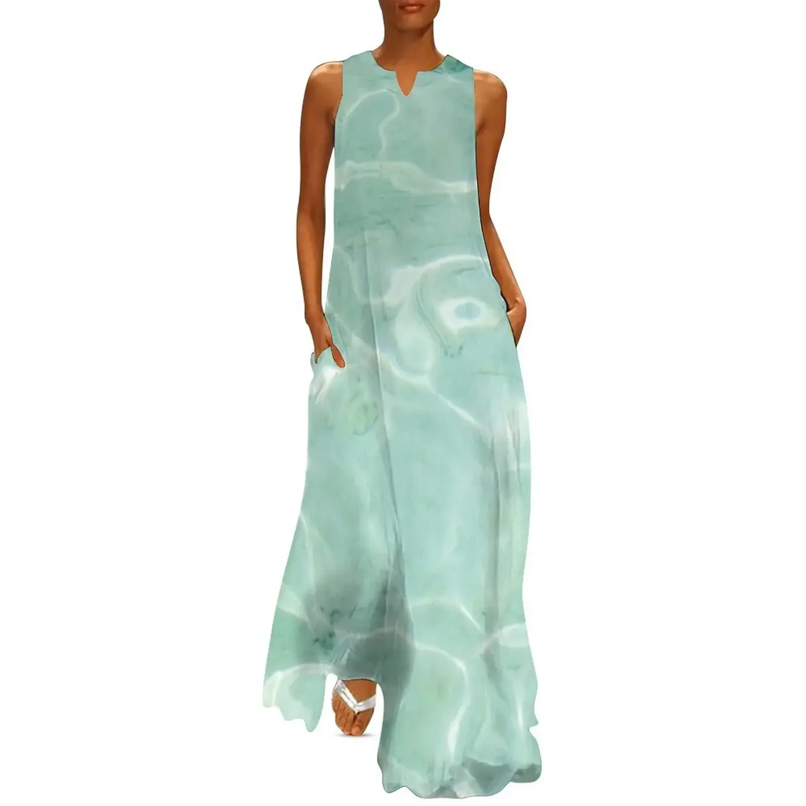 

Light Blue Calm Ocean Long Dress summer dresses women 2025 party dresses women Dresses for wedding party Dress