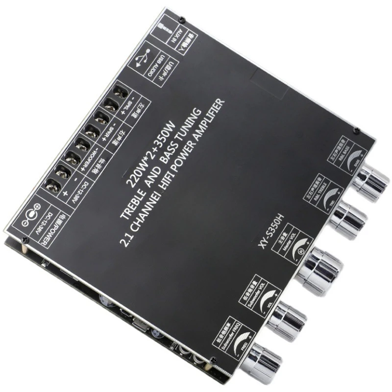 

2.1 Channel TPA3251 Bluetooth Power Amplifier Board High Bass Subwoofer 220W * 2 + 350W XY-S350H