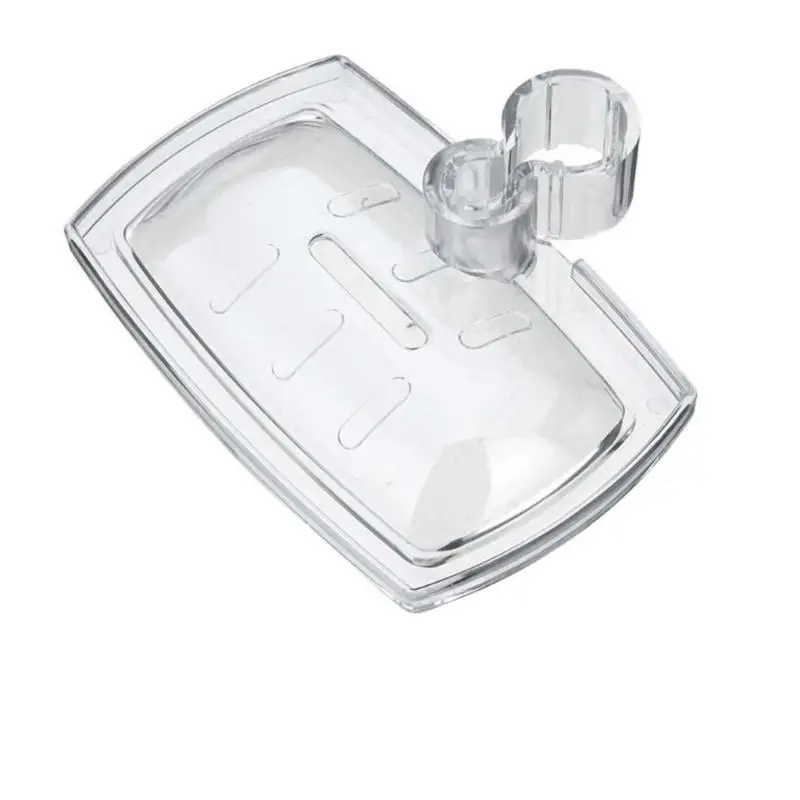 652F Adjustable Shower Rod Soap Dispenser Bathroom Accessory Small Design Easy installs Rust Resistant Bathrooms Fixture