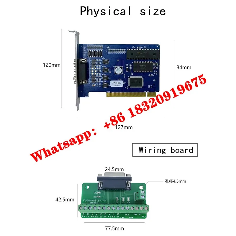 caldo! Set di schede di controllo NC Studio PCI Motion Ncstudio a 3 assi per fresatrice per incisione con router CNC