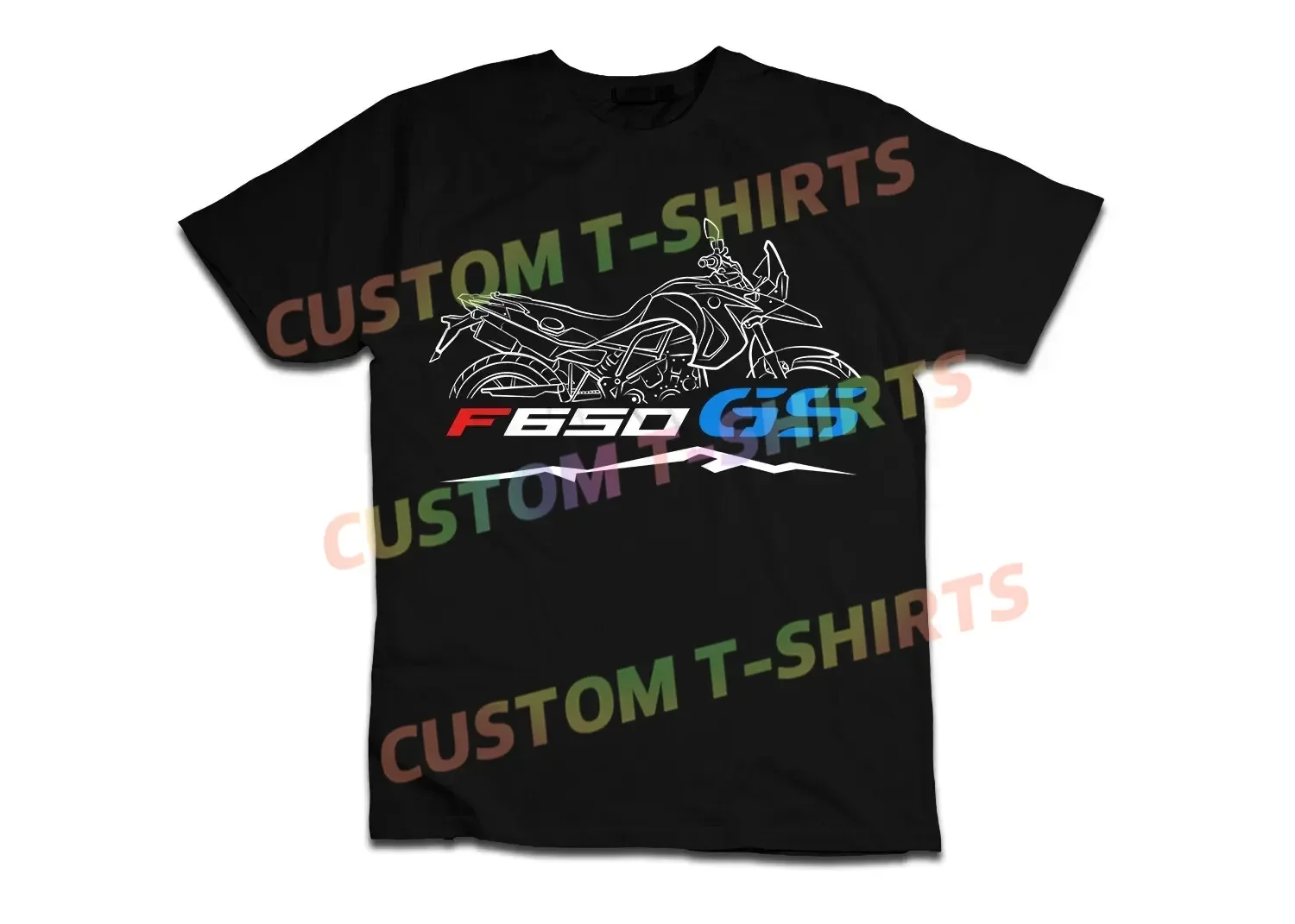 

2025 Men T Shirt Casual F650GS Motorcycle Tee Shirt for ADV Riders T-shirt Graphic Summer Short Sleeves 100% Cotton S-3XL Tee