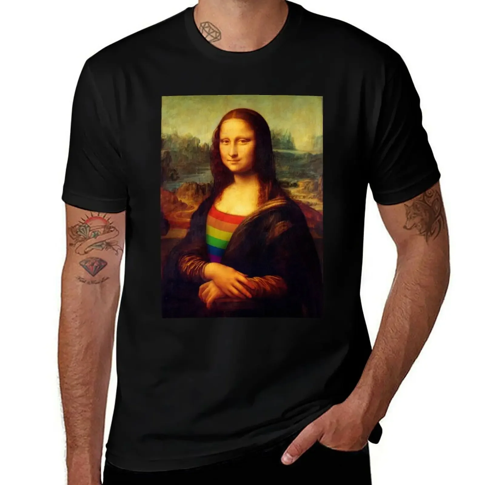 

Pride Mona Lisa T-Shirt tshirts personalised anime tshirt oversized t shirt men clothings