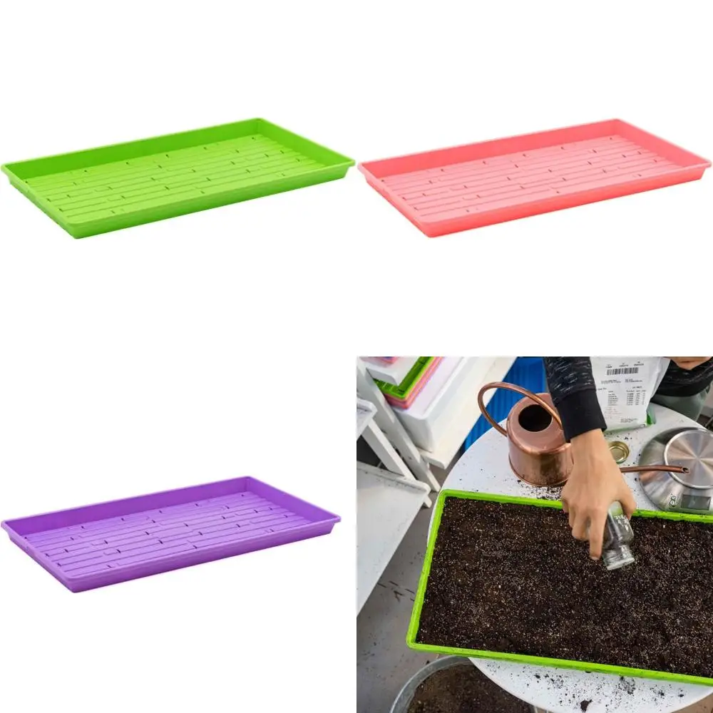 

Сверхпрочные лотки для мелкого семян для выращивания микрозеленов — 10 упаковок зеленых лотков для фермерских микрозеленов с отверстиями