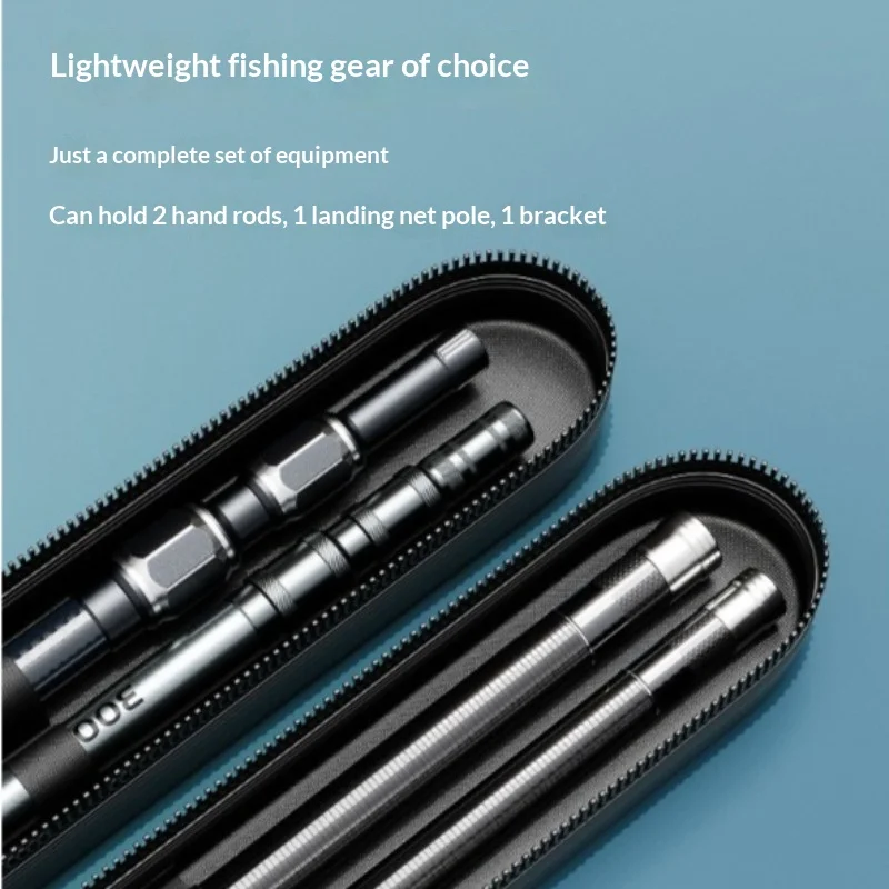 Ultra Light Hard Shell Fishing Rod Case  Lightweight Fishing Rod Bag Portable Fishing Storage Bag  Hand Held Rod Case Small