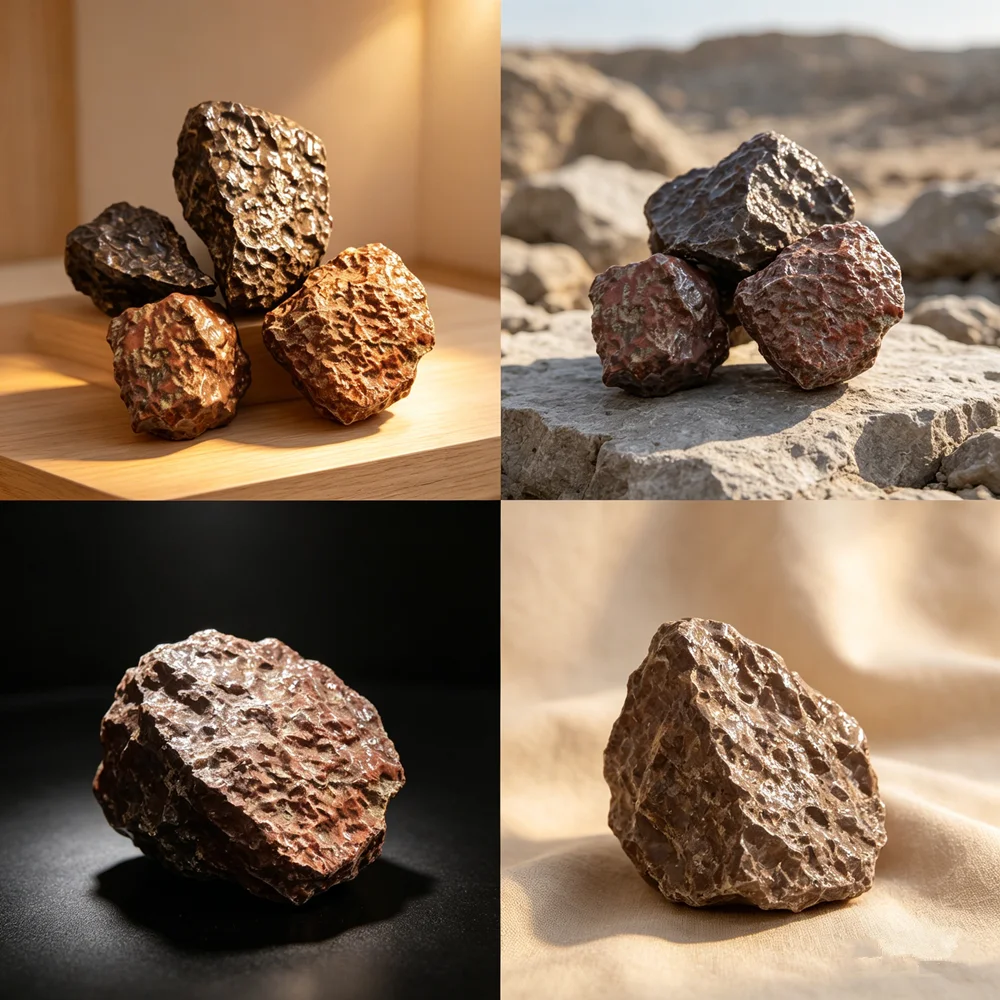 Natural Strange Surface Dragon Scale Squama Breccia Gobi Gangou from Lop Nor Collection Crystals Suspected Meteorite Home Decor