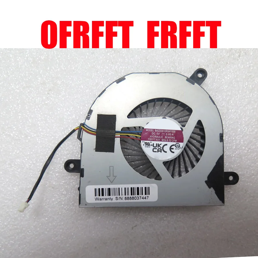 

Охлаждающий вентилятор для DELL Inspiron 24 5410 5411 5415 5421 «все в одном» 0FRFFT FRFFT BAZD0810R5HY008 B8210ASMSF2100TD DC5V 0,60A