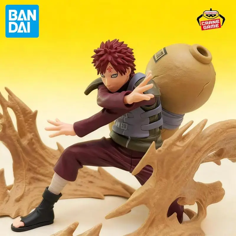 ฟิกเกอร์การ์ตูนนารูโตะ กาอาระ ของแท้จาก Bandai ของสะสม โมเดลแอคชั่น ตุ๊กตาการ์ตูน ของเล่นตั้งโต๊ะ ของตกแต่งพีวีซี ของขวัญเทศกาล