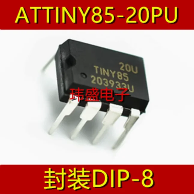 100% New 2PCS-5PCS-10PCS ATTINY85-20PU ATTINY85 20PU DIP-8 Chipset