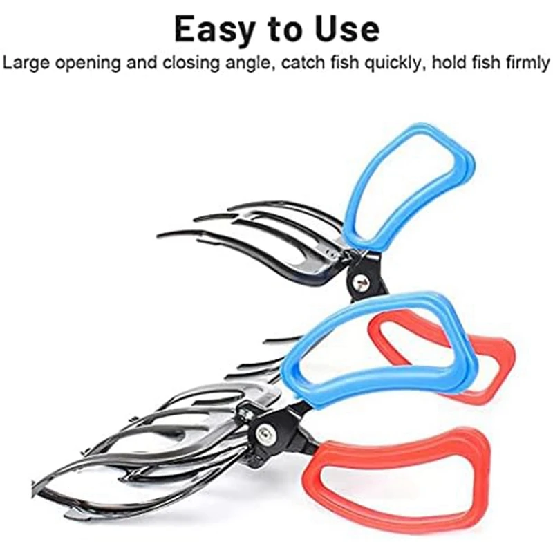 Fishing Pliers Gripper Metal Fish Control Clamp As Shown Metal+Plastic Claw Tong Grip Tackle Tool Control Forceps For Catch Fish