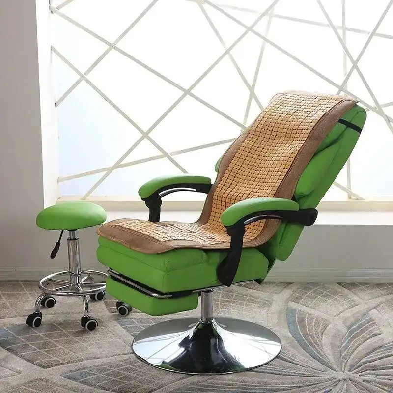 

Beauty Recliner Barber Chairs Cosmetology Office Ergonomic Computer Barber Chairs Hair Salon Chaise Coiffeuse Furniture QF50BC