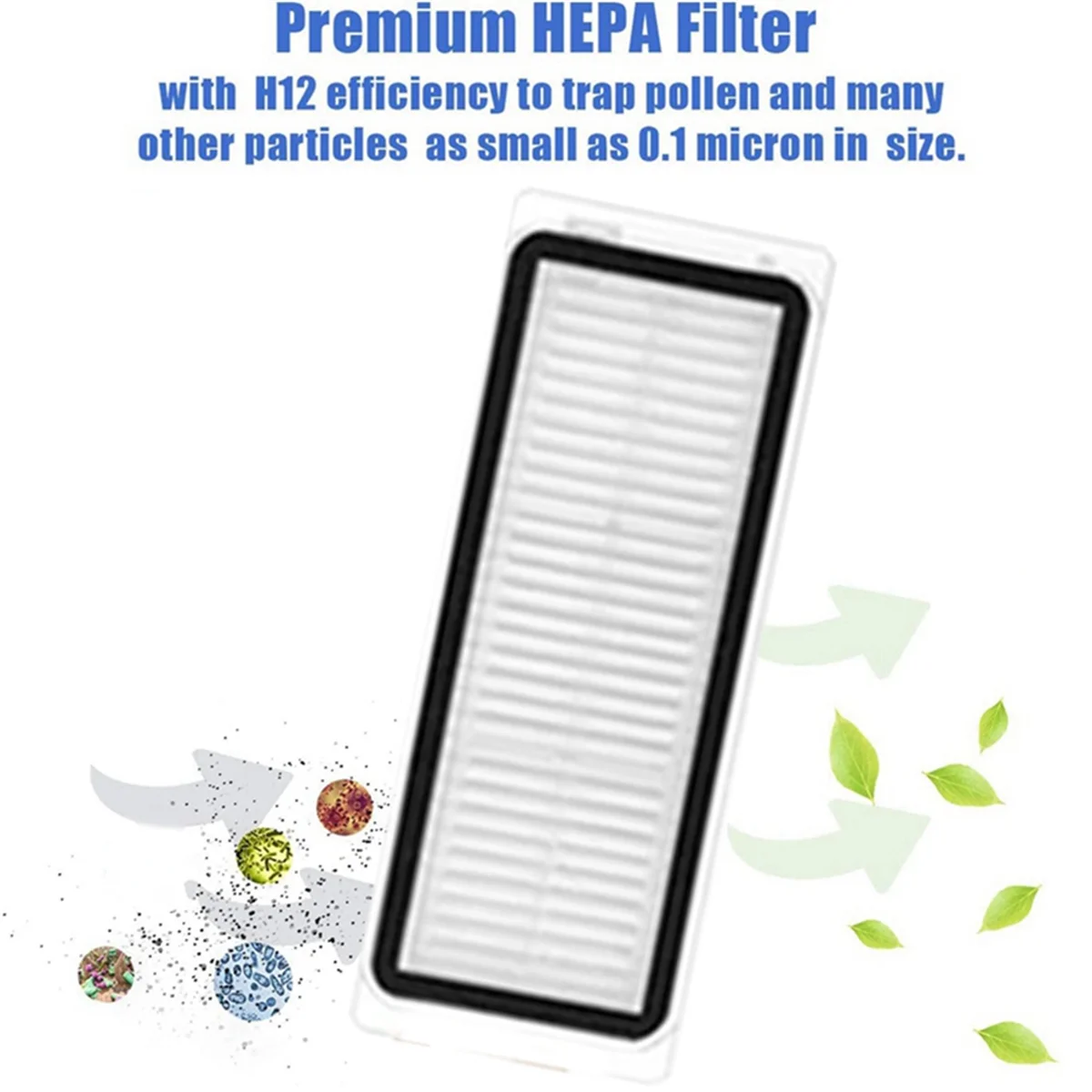 24 pezzi di ricambio di ricambio per Dreame Bot L30 Ultra Robot aspirapolvere spazzola laterale principale, filtro, Mop Rag, sacchetto per la polvere-B