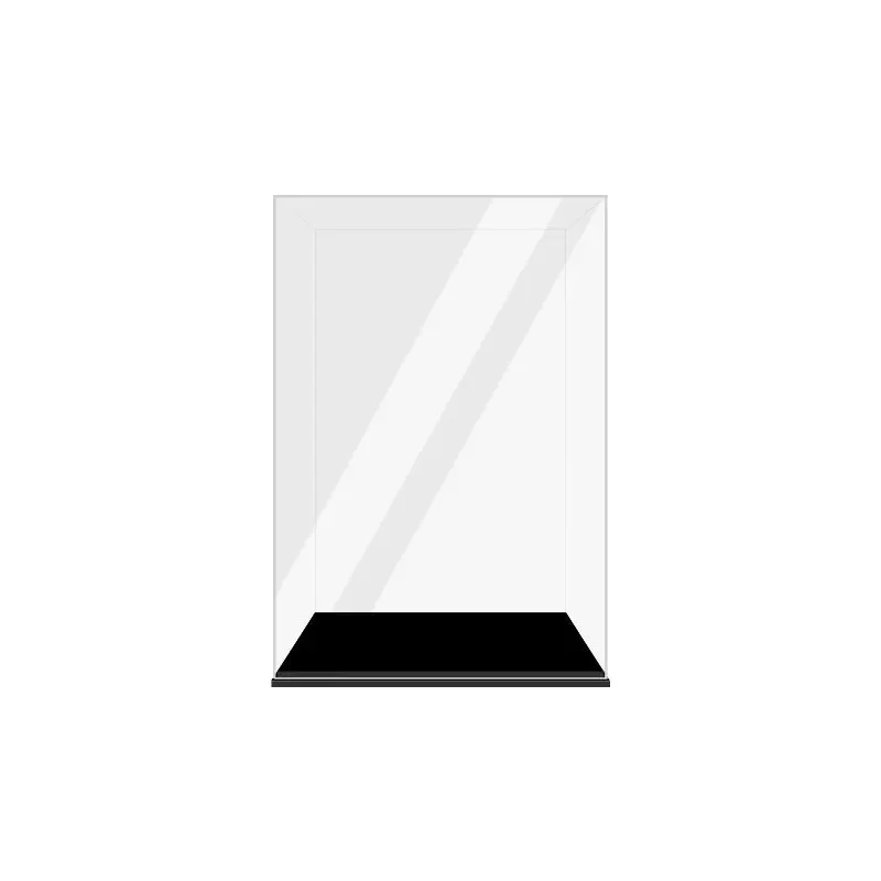 One-piece acrylic Lego transparent model display box dust cover up to DIY figure storage box