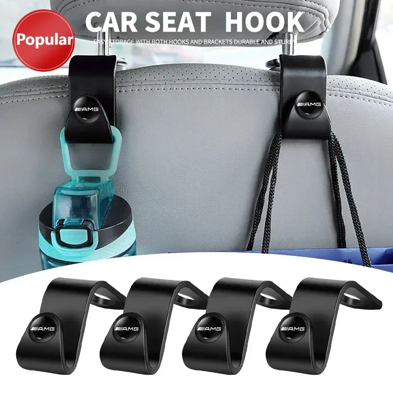 

# Крючок для подголовника автомобильного сиденья, органайзер для салона автомобиля, вешалка для Mercedes Benz AMG W204 W205 W203 W211 W212 W213 W201 W210