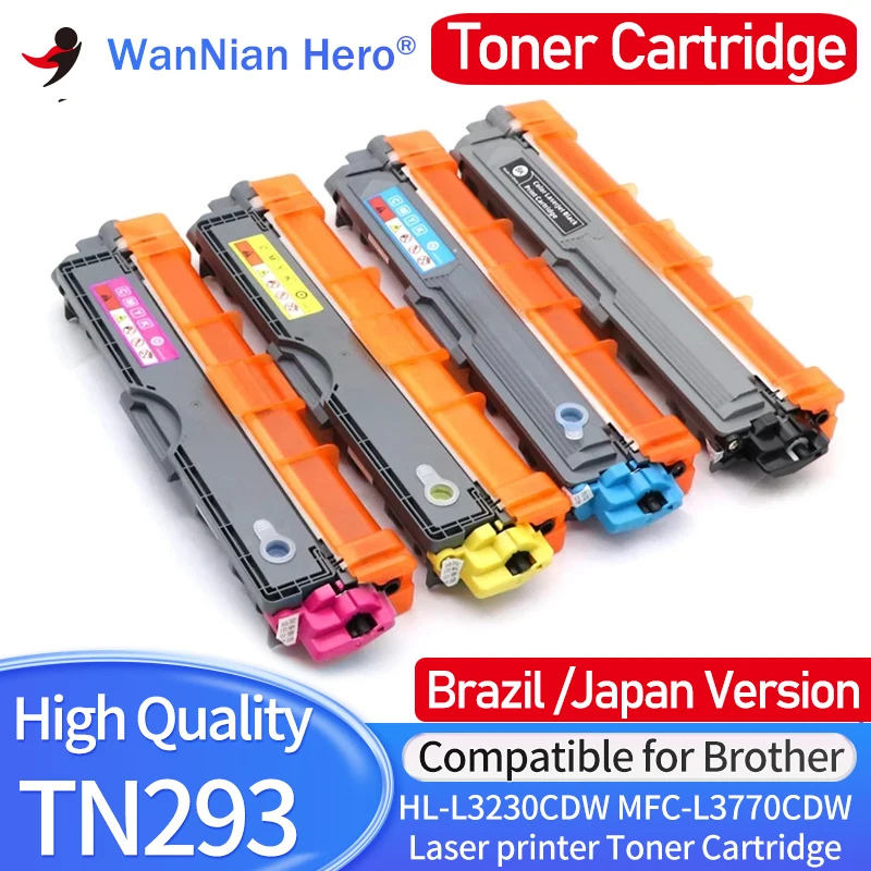 Brazil Japan TN293 TN297 Toner Cartridge Compatible for Brother HL-L3230CDW MFC-L3770CDW Printer laser printer Toner