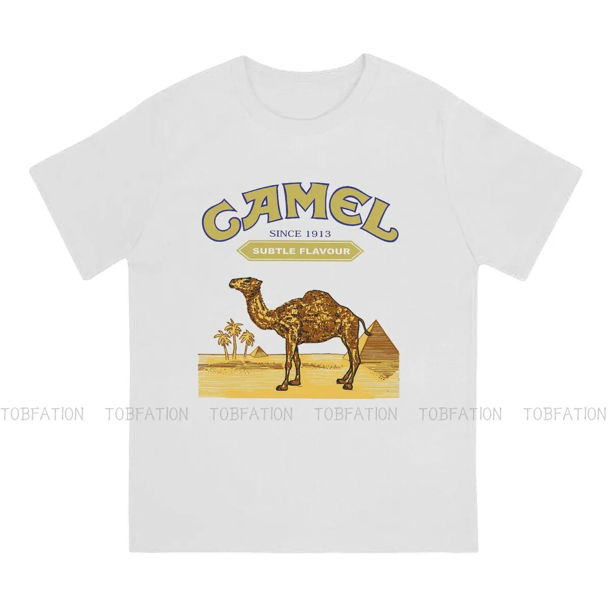 Camel Cigarettes Graphic TShirt  Printing Streetwear Leisure T Shirt Men Tee Special Gift Idea