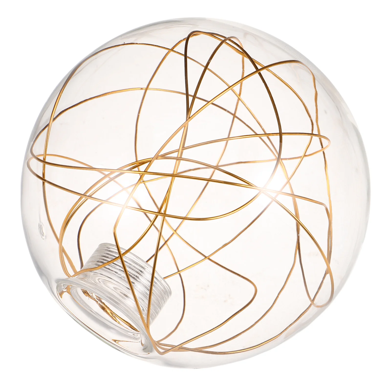 

Glass Globe Lamp Shade Clear Ball Pendant Light Cover for G9 Opening Diameter Inner Aluminum Wire Decorative Ceiling Light Globe