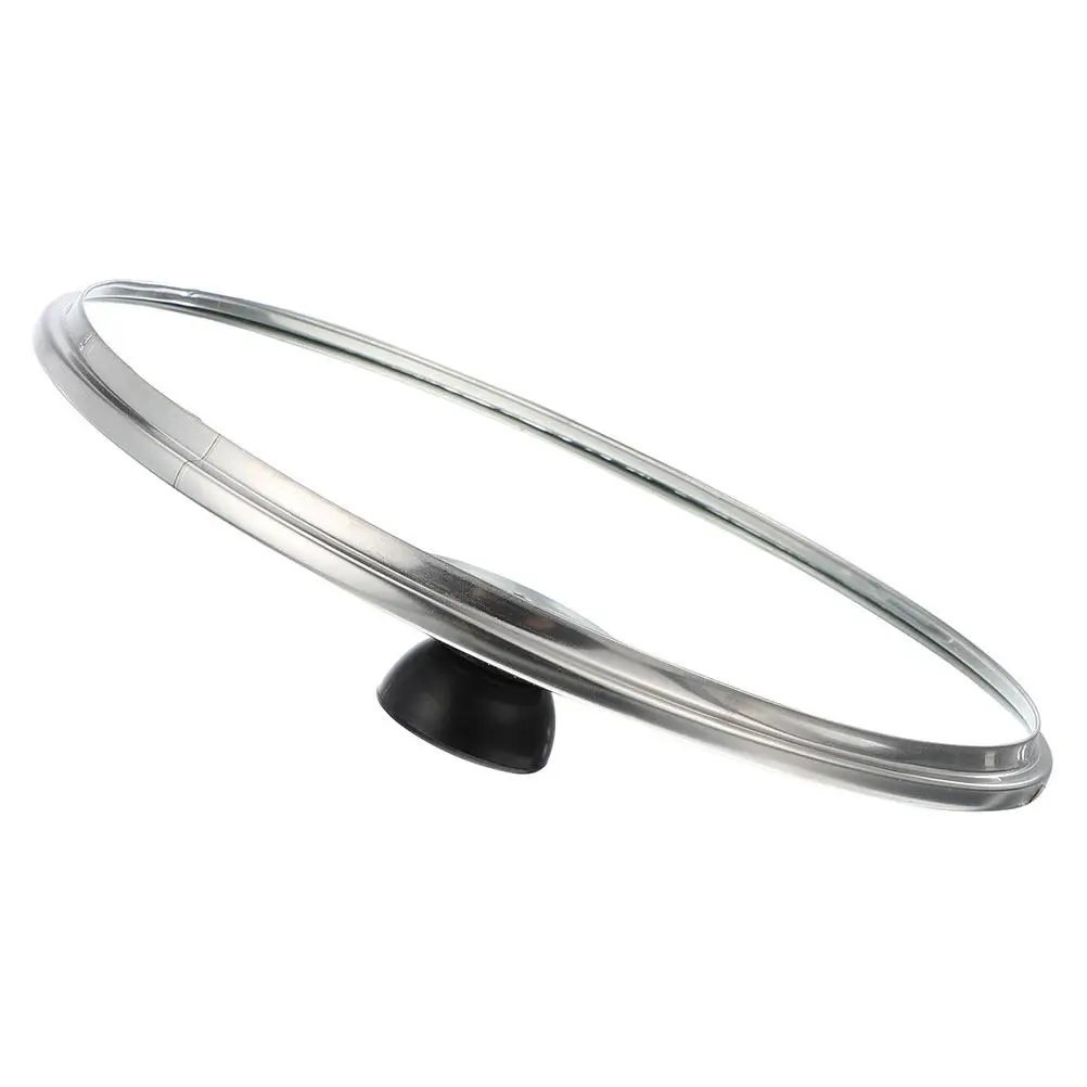 1Pcs Tempered Glass Pot Lid with Stainless Steel Rim Heat Resistant Transparent Cover for Cooking Monitoring Anti Splatter