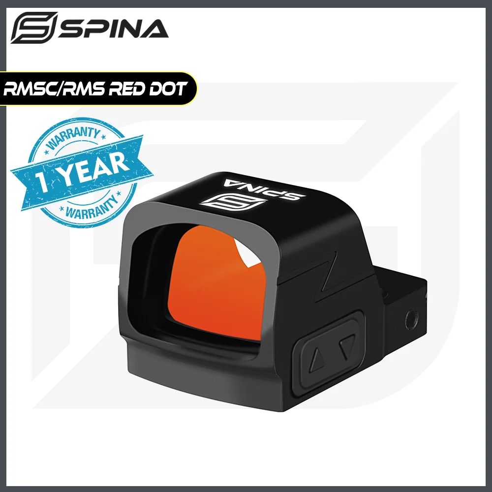 

SPINA OPTICS 3MOA Shake Awake Red Dot Sight Glock G48 G43x Mos RMSC Footprint Red Dot Scope For Real Firearms Handguns 9MM etc