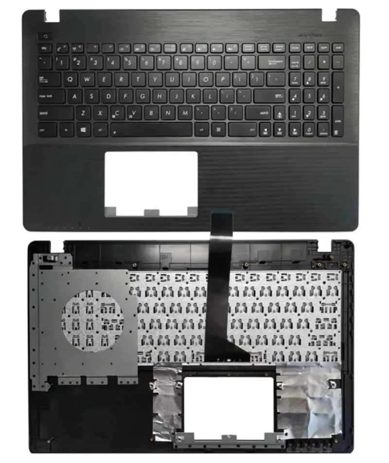 For K550L R510L X550V X552E A550J Y581L X550C Laptop Palmrest Top Backlight US/RU Keyboard Replace Case