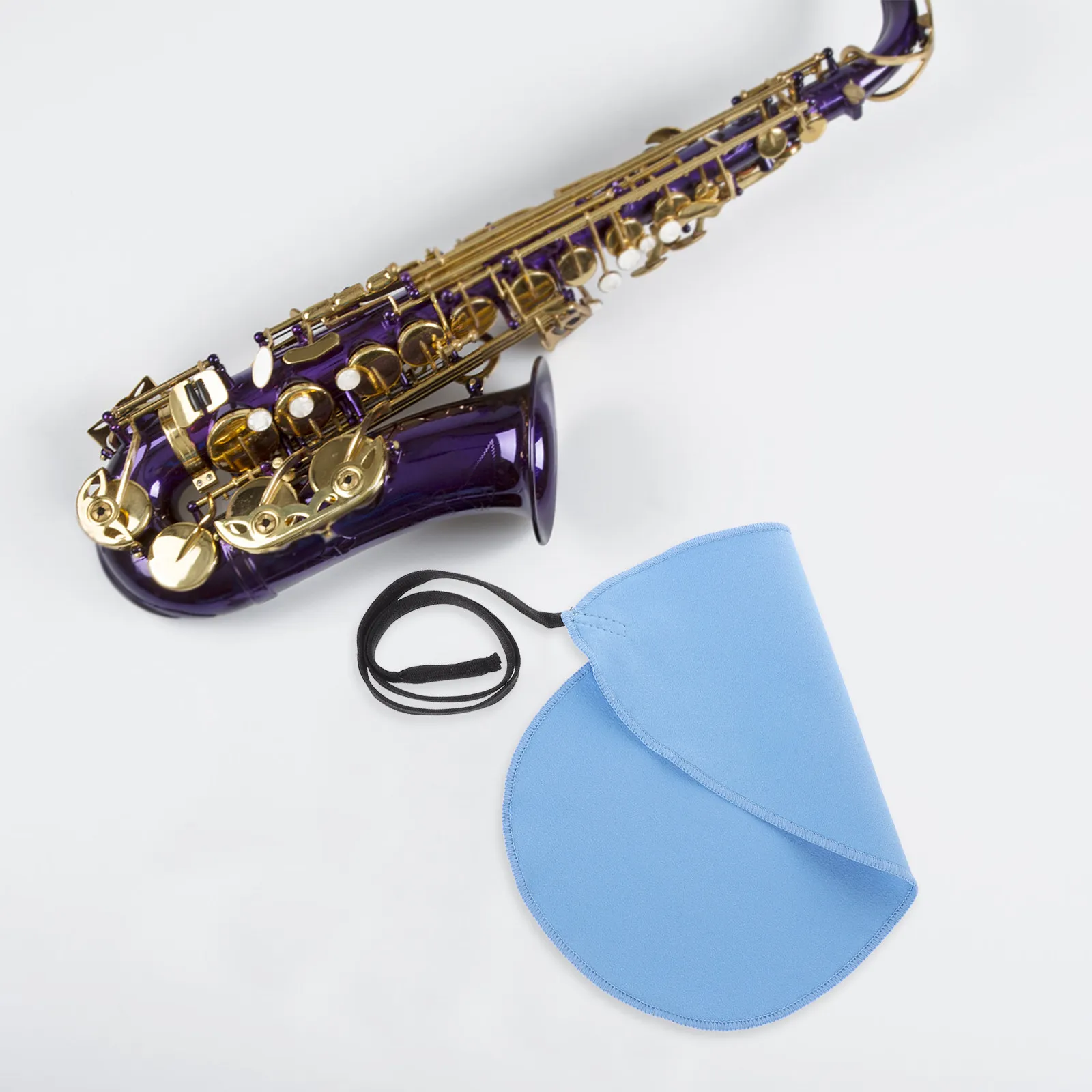 3Pcs Heavy Duty Flute Cleaning Cloth for Saxophone Clarinet Lightweight Portable Multi-Use Instrument Cleaning Tool Washable
