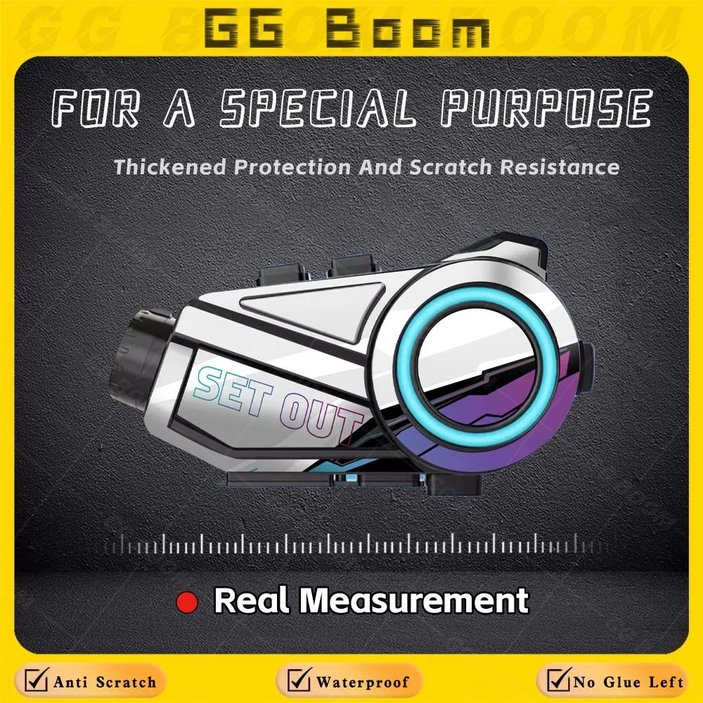 For Freedconn R3 Pro r3 pro Helmet Bluetooth Headset Sticker Decor Motorcycle Intercom Protective Decal Anti-Scratch Waterproof