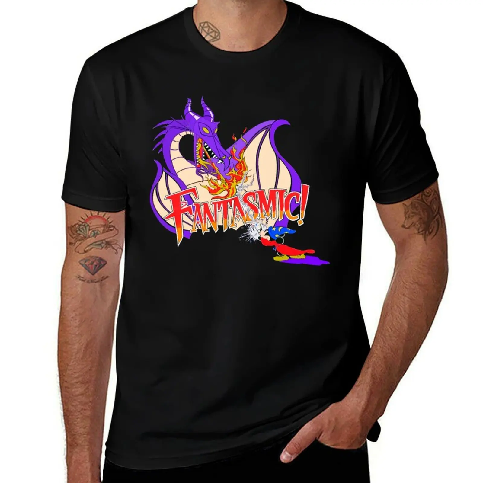 

Fantasmic Dragon Old Design T-Shirt Quick Dry Travel T-Shirt