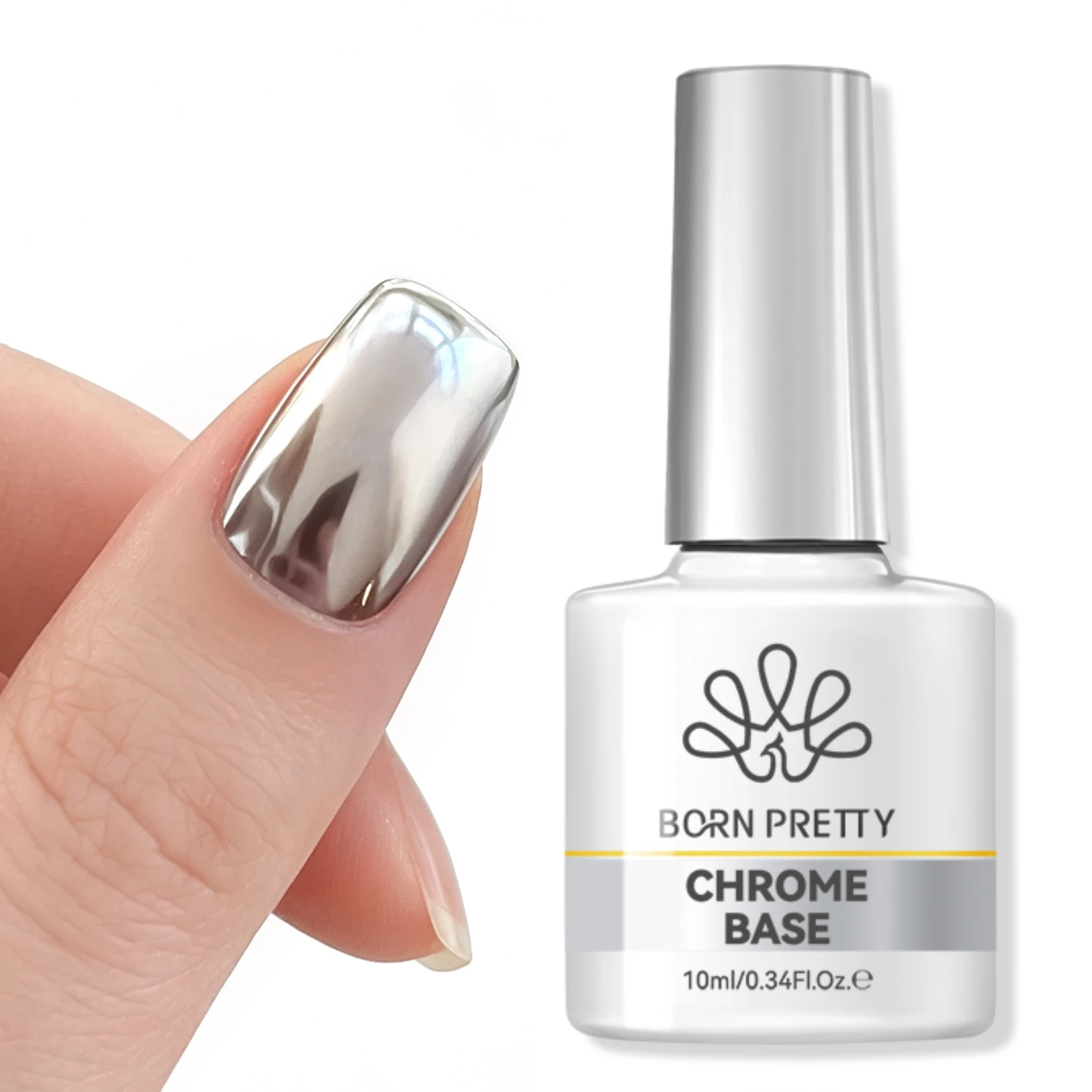 BORN PRETTY Chrome Base Gel Fo - Nail Art Chrome review and price