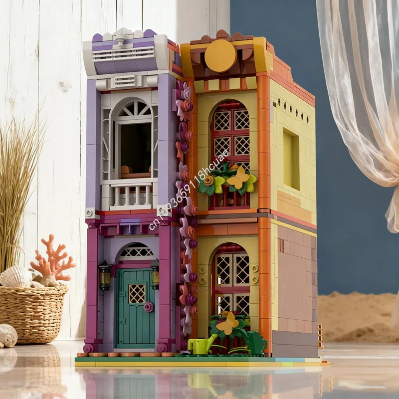 1308 Stück MOC Madrigal Antique Shop Alternative modulare Modellbauspielzeugblöcke Architektur Weihnachtsgeschenk DIY Idee Ziegel Kinder