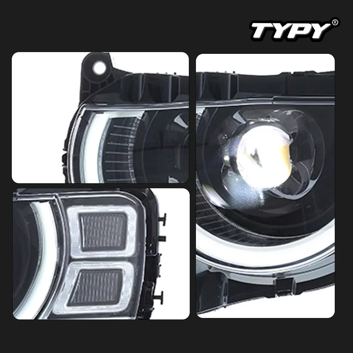 Car Styling For Land Rover Defender Headlight 2020-2023 LED Headlamps Daytime Running Lights DRL Turn Signal Car Styling